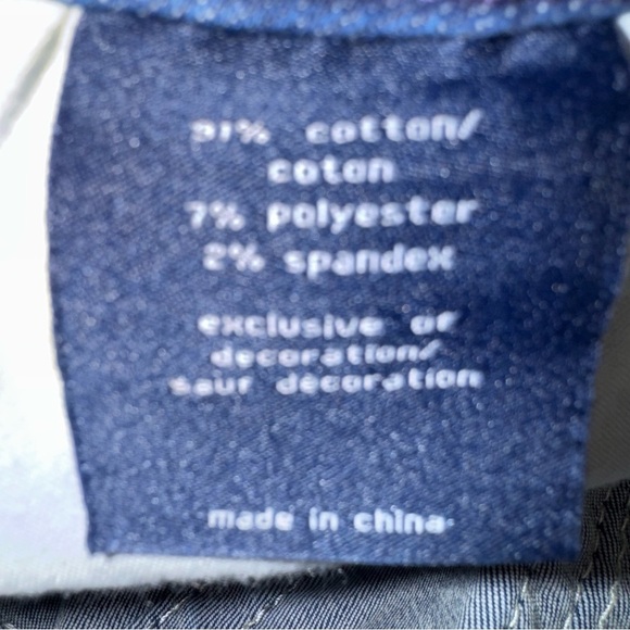 VIGOSS Women’s Dublin Crop Straight Heritage Fit Bermudas Size 5/6 Faded Blue LR - Picture 9 of 13